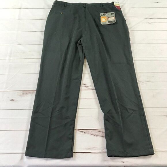 NWT Haggar Men Cool 18 Pro Pants Black - Picture 3 of 14